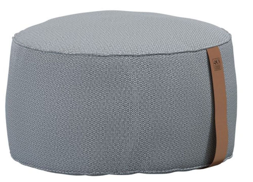 4 Seasons Outdoor Pouf Small Mid Grey