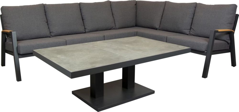 Relax Loungeset Sumatra XL 5-delig met tafel Prato SG001 140 cm