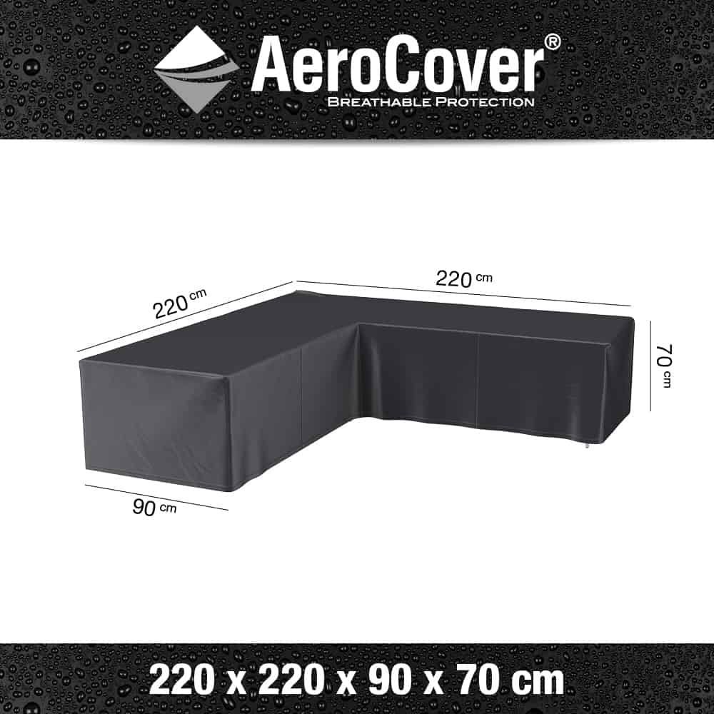 Aerocover Loungeset Abdeckung L-Form