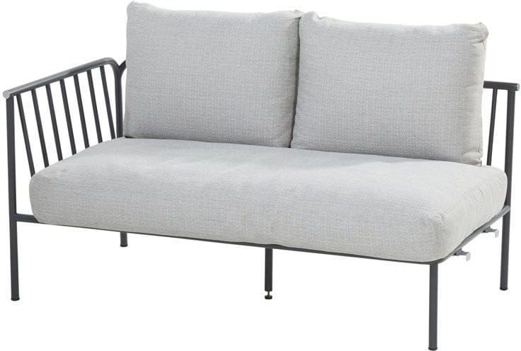 4 Seasons Outdoor Lounge Sofa Figaro Rechts Light Grey 2-Sitzer